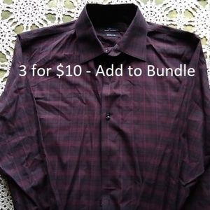 Marc Anthony Men's Shirt 15.5 / 34-35 slim